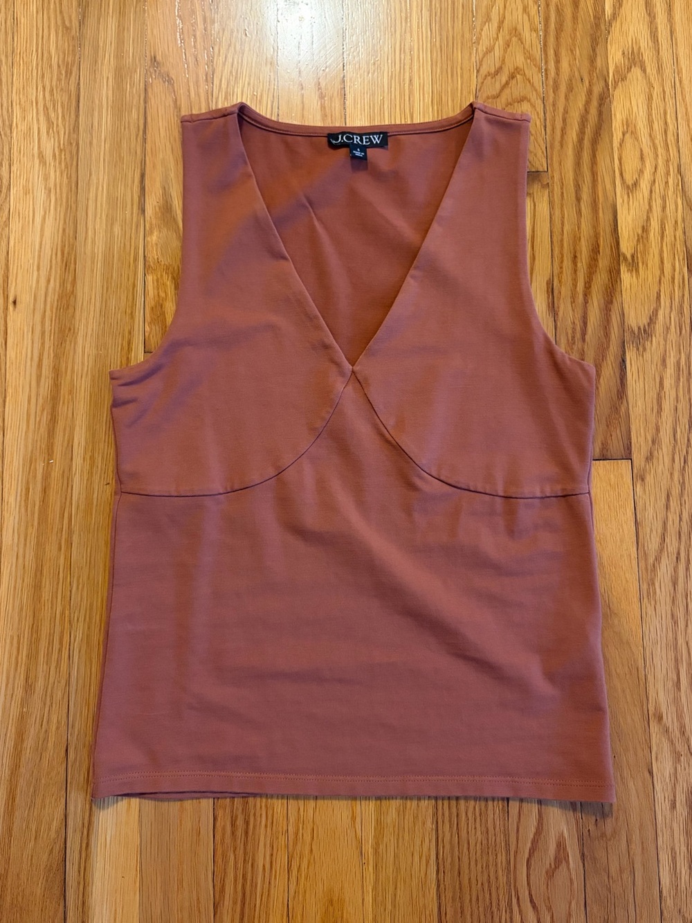 J. Crew V Neck Cotton Tank Top